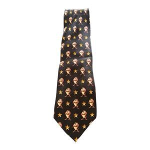 vintage Warner Bros Looney Tunes Taz novelty necktie 100% Silk 59”
